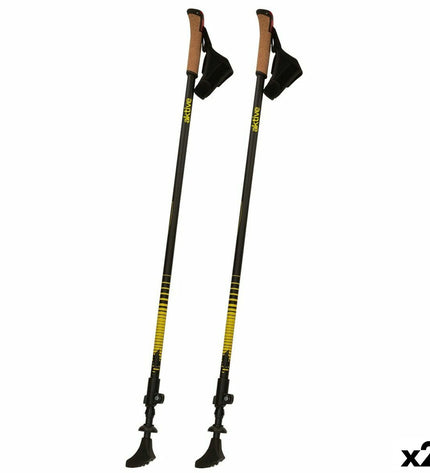Pair of Aktive trekking walking poles, 4.5 x 135 x 3 cm, designed for outdoor camping and hiking activities.