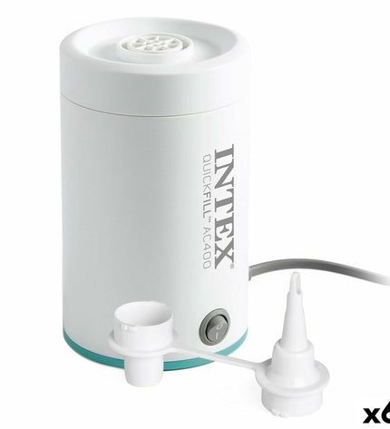 Intex air pumps for camping and outdoor use, six compact portable air pumps suitable for inflating outdoor gear and sporting equipment.