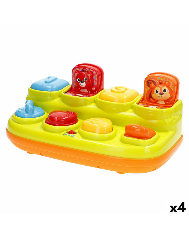 Set of four Winfun music toys for babies, measuring 25x12x14 cm, designed for young children’s play and sensory development