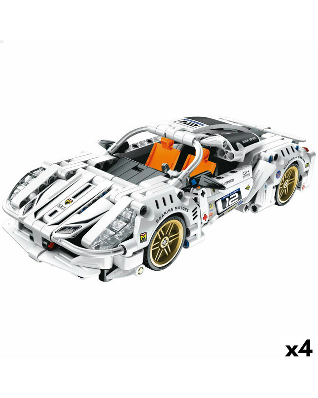 BigBuy Kids Bouwspel Auto 437 onderdelen, colorful toy car building set with various plastic pieces and components.
