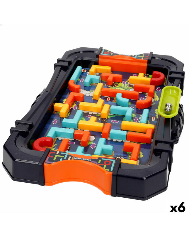 Set of six CB Games board game icons and accessories, colorful illustrations for children’s gameplay and entertainment.