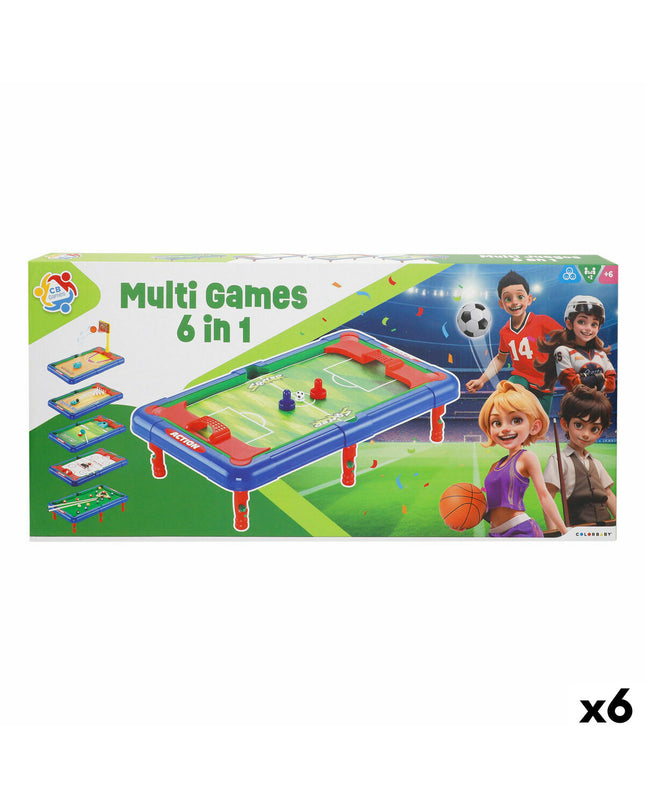 Set of six CB Games board game icons for children, featuring colorful, cartoon-style illustrations of various game elements.