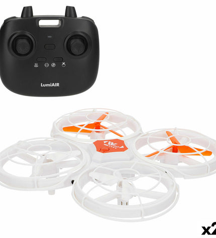Two Colorbaby remote control helicopters toy vehicles displayed with colorful helicopter icons on a white background.
