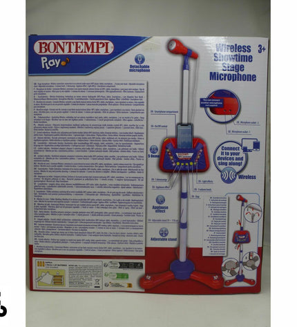 Two Bontempi music toys for babies, colorful and child-friendly, measuring 37x105x37 cm, designed for young children’s play.