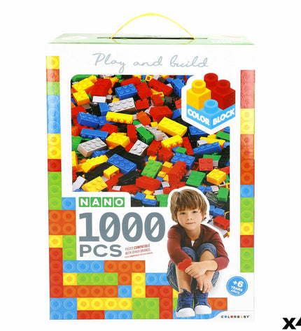 Colorful BigBuy Kids Bouwstenen toy bricks for creative building and play, shown in a close-up image of interlocking plastic blocks.