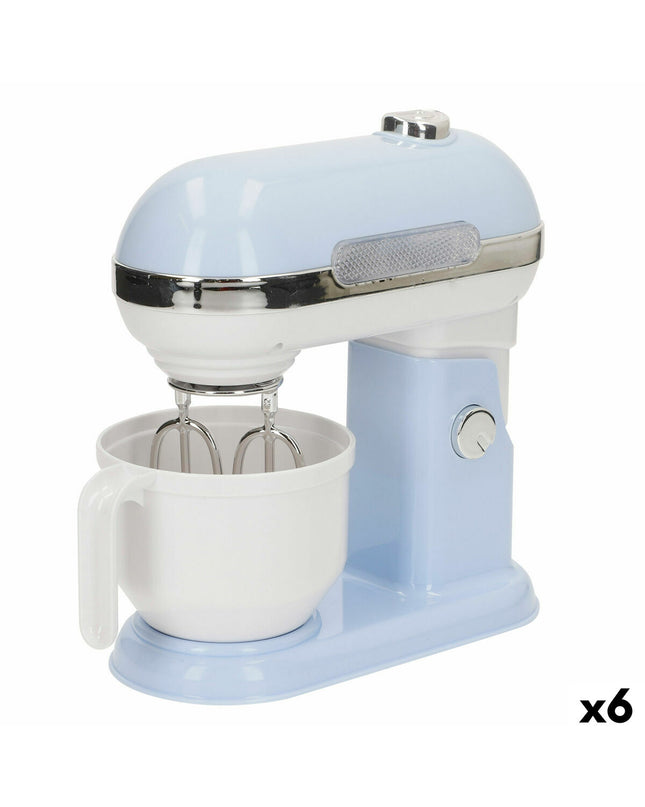 Set of six BigBuy Kids toy mixers in bright colors, measuring 16x17x7.5 cm, perfect for pretend play and imaginative games.