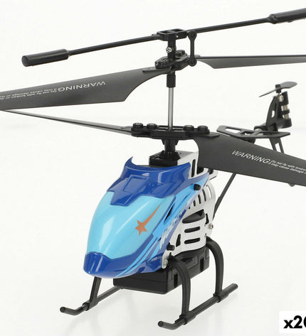 Two Colorbaby remote control helicopters for children, toy vehicles with colorful design and flying features.