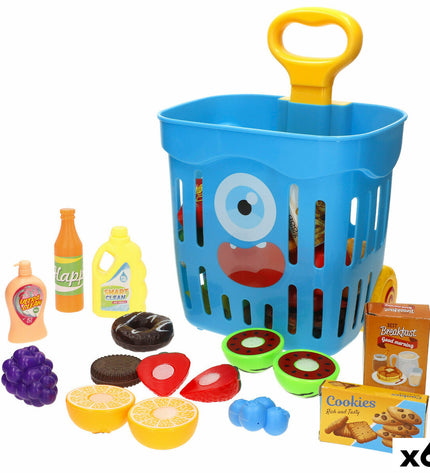 BigBuy Kids Eten speelgoedset with 51 pieces, includes utensils and food items, ideal for pretend play and role-playing activities.