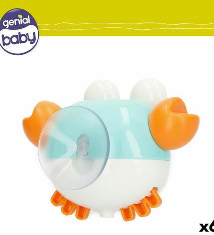 Set of six Colorbaby bath toys shaped like kitchen and house items, measuring 16x6.5x9 cm, suitable for bath play.