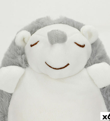Colorbaby musical plush toys, 16x14x14 cm soft stuffed animals designed for children, shown in a set of six.