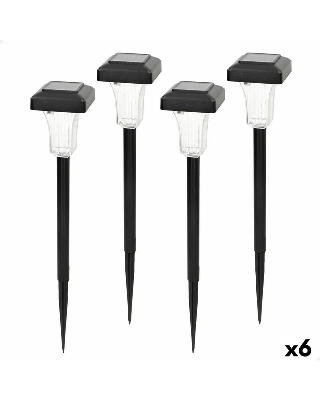 Set of six Aktive outdoor garden decorative lights, 6 x 33 x 6 cm, ideal for outdoor garden illumination and decor.