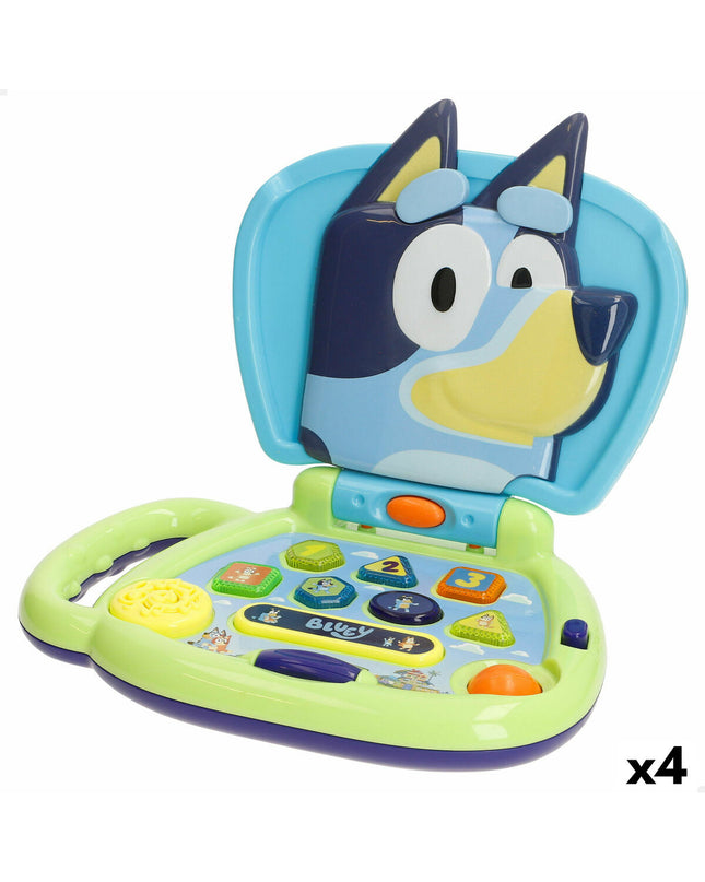Bluey electronic toy computers set, 20x17x14 cm, featuring colorful Bluey-themed designs, perfect for imaginative play.