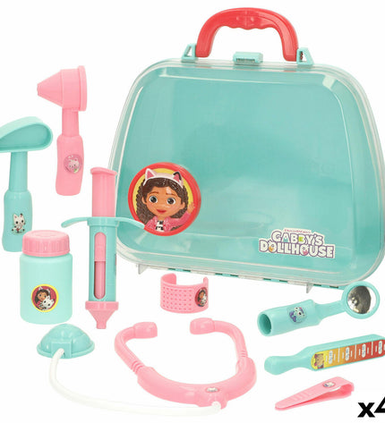 Gabby's Dollhouse speelgoed dokterstas met accessoires, inclusief medische tools en speeltijd set voor kinderen.