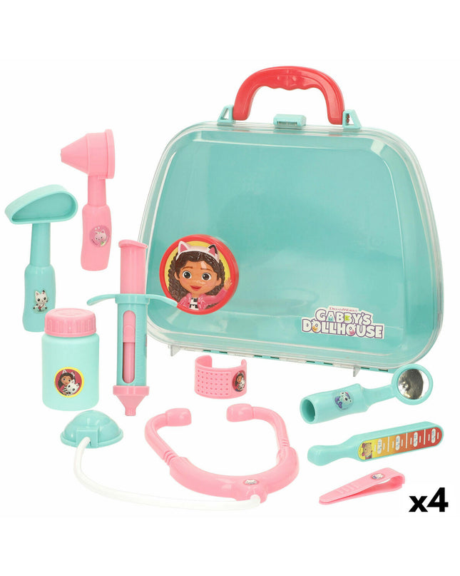Gabby's Dollhouse speelgoed dokterstas met accessoires, inclusief medische tools en speeltijd set voor kinderen.