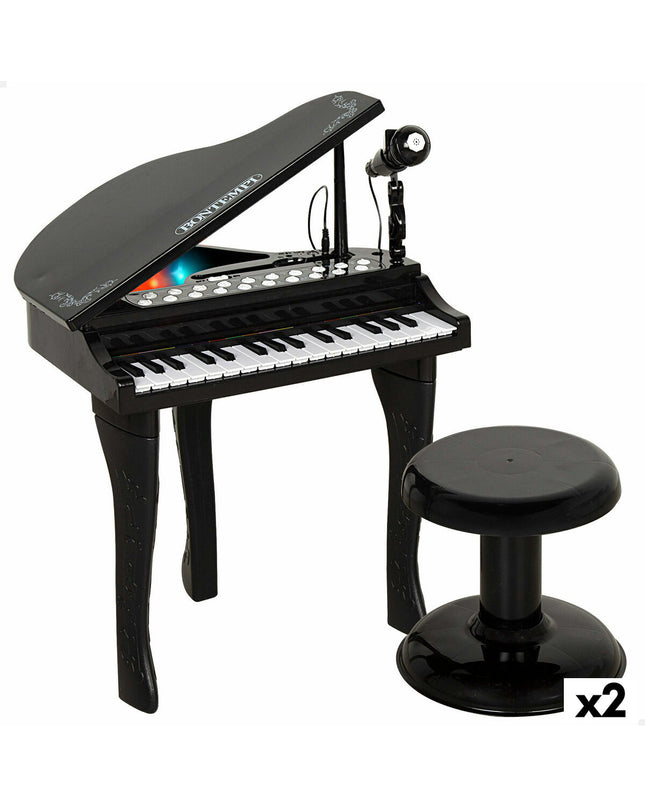 Two colorful Bontempi educational musical playsets, 40x62x33 cm, designed for children's toys and musical instruments.