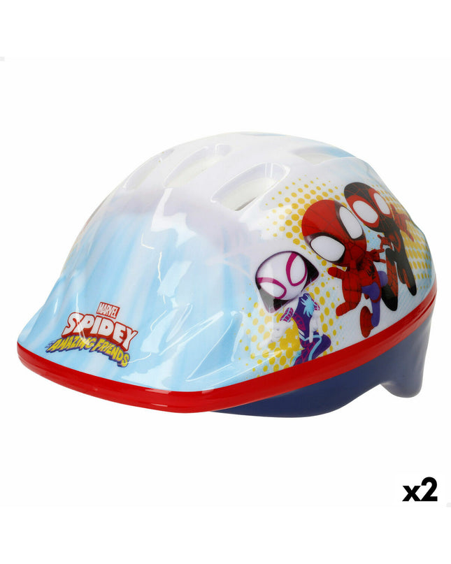 Spidey Kinder fietshelm Spidey, sport en outdoor, wielrennen, 48-52 cm, child-sized safety helmet with ventilation and adjustable straps.