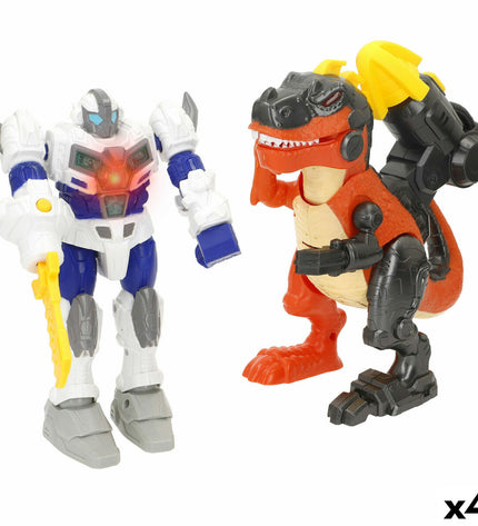 Set of four HappyLine Transformers action figures, 20x20x8 cm, featuring popular robot characters from the toy and games collection.