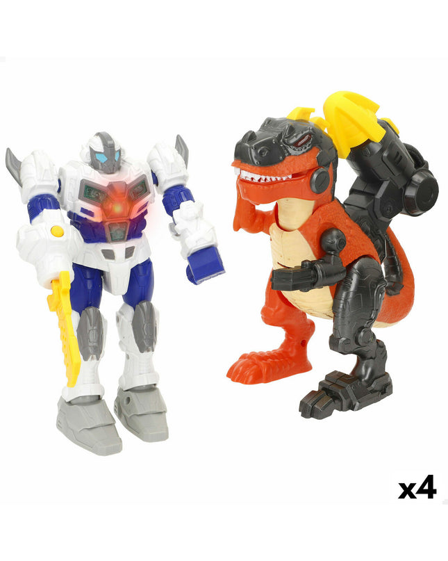 Set of four HappyLine Transformers action figures, 20x20x8 cm, featuring popular robot characters from the toy and games collection.