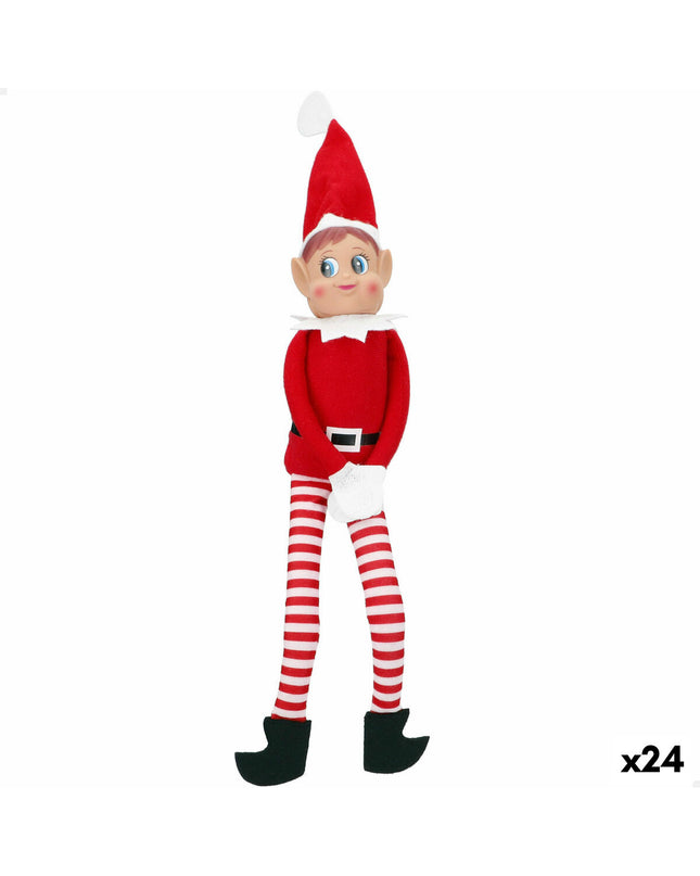 Set of 24 Elves Behavin' Badly Ondeugende Elf plush toys, soft stuffed figures from Elves Behavin' Badly collection.
