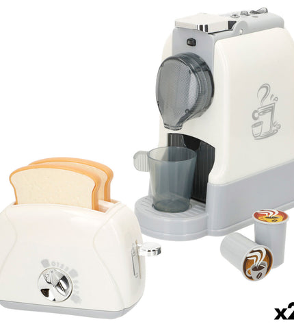 PlayGo toy household appliances set with two pretend play appliances, each measuring 10x18x18 cm, for imaginative role-playing.