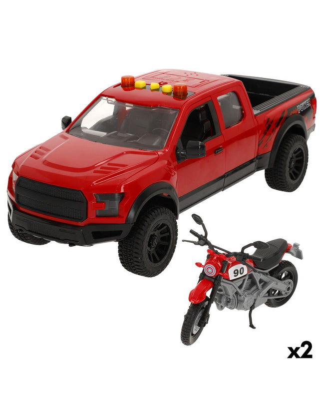 Two Speed & Go toy vehicles from the Auto Speed & Go set, colorful miniature cars for children’s play and imaginative racing.
