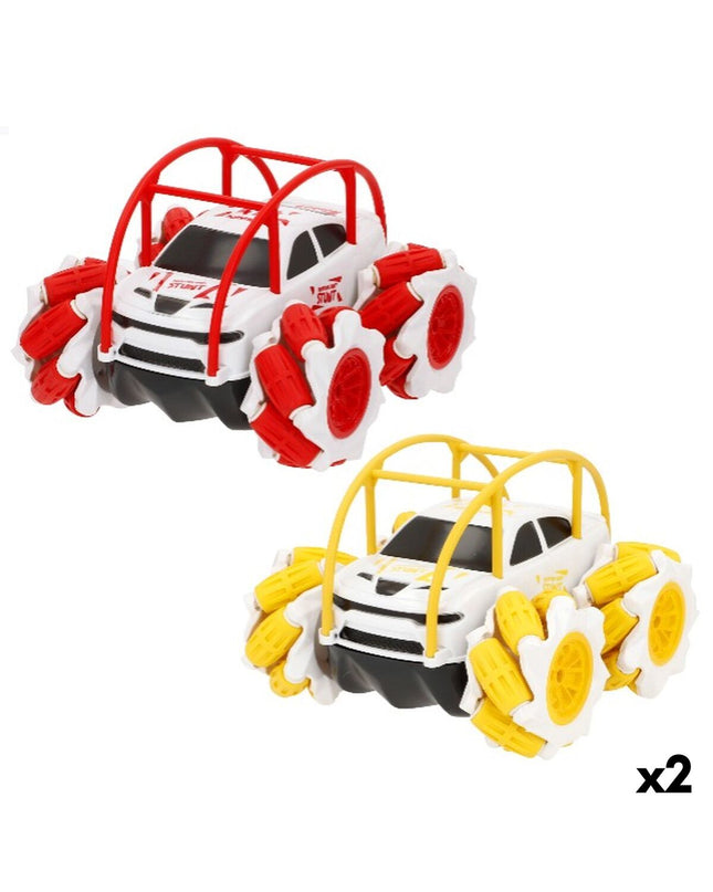 Two Speed & Go remote control police cars, 15x11x15 cm, featuring detailed police vehicle design for kids' play.
