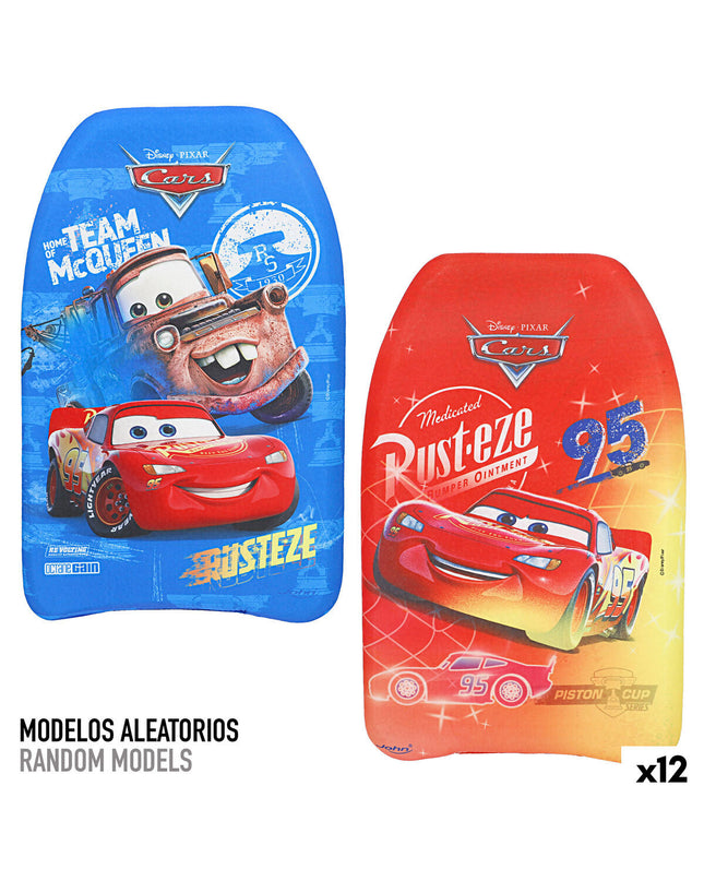 Cars BodyBoard 43.5 x 4 x 28.5 cm, waterproof sports and outdoor watersport equipment, featuring a sleek design and vibrant colors.