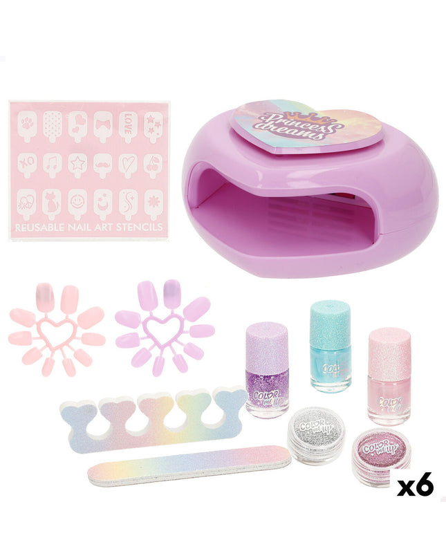 Colorbaby kids' makeup set with six pretend cosmetic items in a colorful toy packaging, designed for imaginative play.