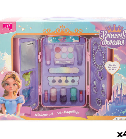 Colorbaby Kinder make-up set with four toy makeup pieces, colorful and child-safe for pretend play, 16x24x8 cm.