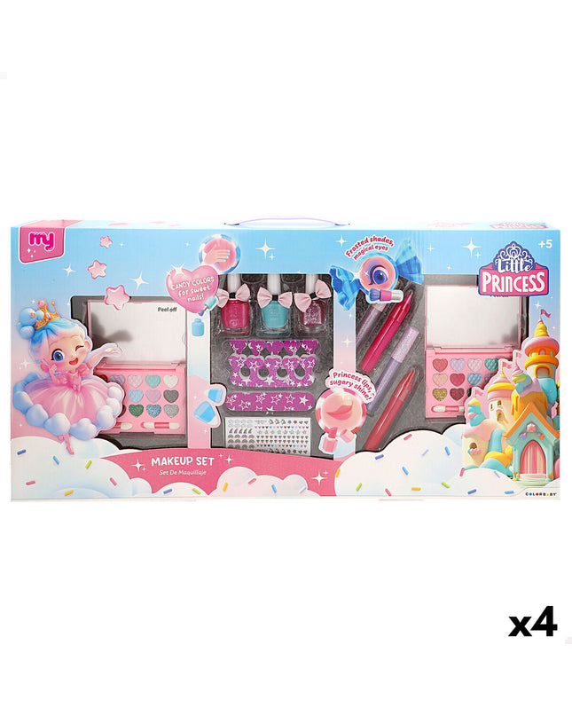 Colorbaby Kinder make-up set with four colorful pretend makeup items, suitable for children's imiteerspelletjes.