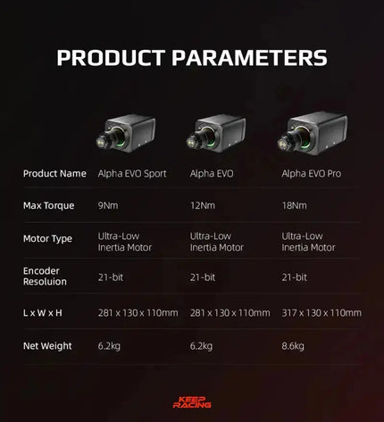 Simagic Alpha EVO 12nm - Direct Drive Wheel Base