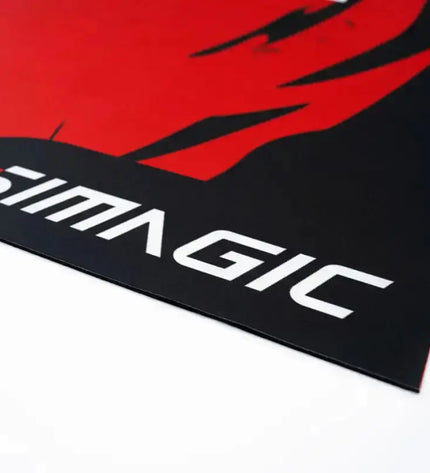 Simagic Floor Mat – Black / Red