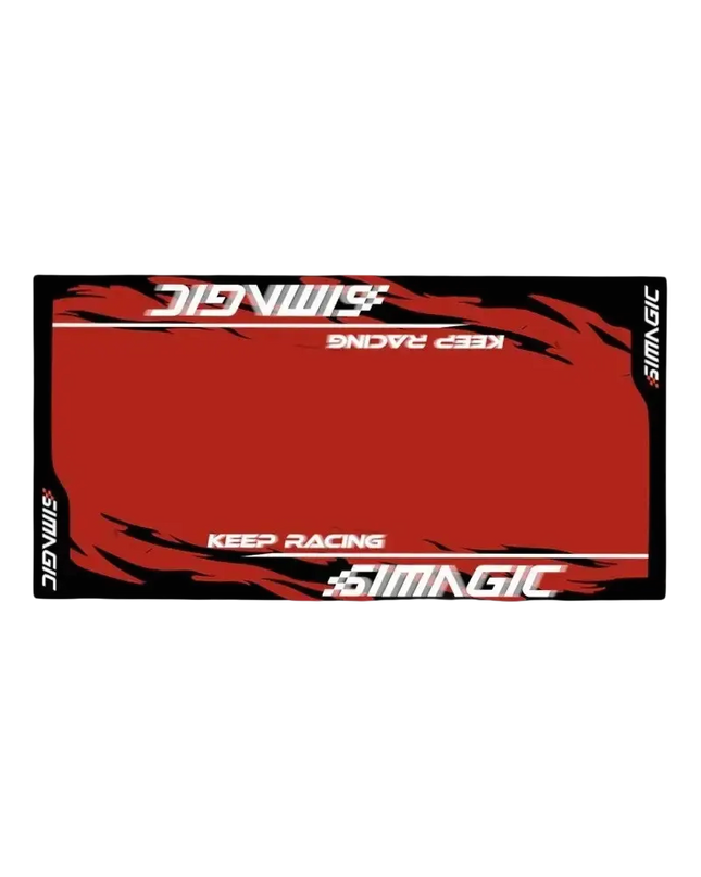 Simagic Floor Mat – Black / Red