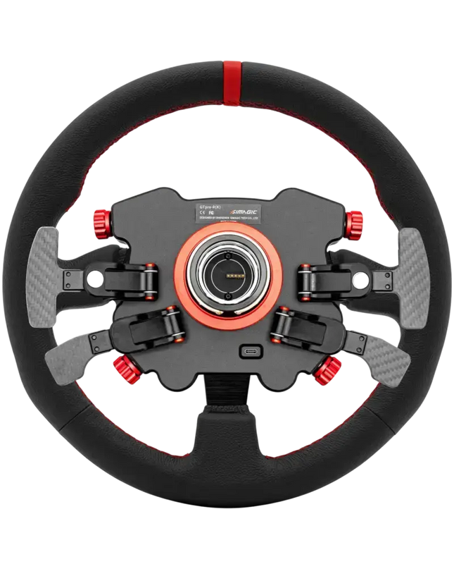 Simagic GT1 steering wheel with Pro HUB / Knob - Leather
