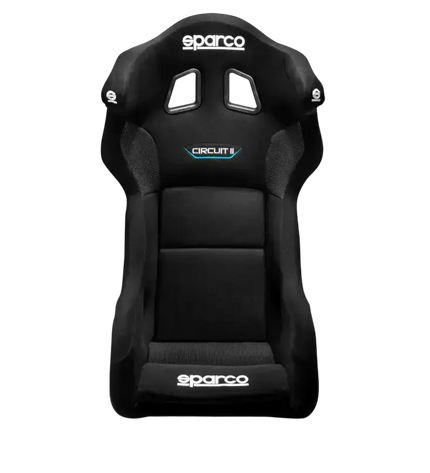 Sparco Circuit I/II QRT Fiberglass - Bucket seat - Black