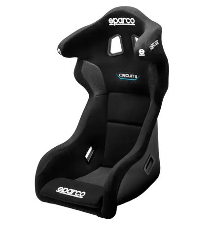 Sparco Circuit I/II QRT Fiberglass - Bucket seat - Black