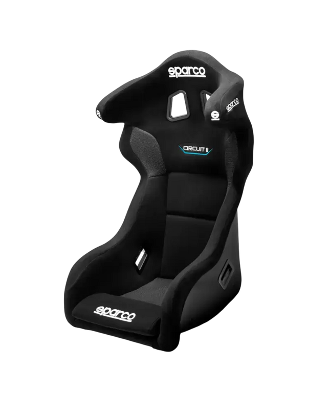 Sparco Circuit I/II QRT Fiberglass - Bucket seat - Black
