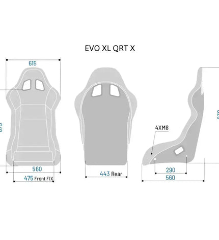 SPARCO EVO QRT X Race Seat - Black