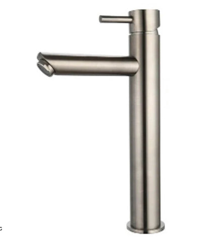 Wastafelmengkraan hoog gun metal